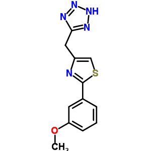 55315-44-1  5-{[2-(3-methoxyphenyl)-1,3-thiazol-4-yl]methyl}-2H-tetrazole