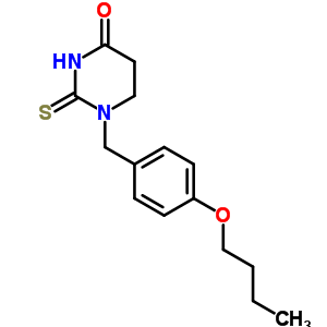 55383-90-9  1-(4-butoxybenzyl)-2-thioxotetrahydropyrimidin-4(1H)-one