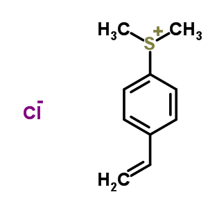 55586-08-8  (4-ethenylphenyl)(dimethyl)sulfonium chloride