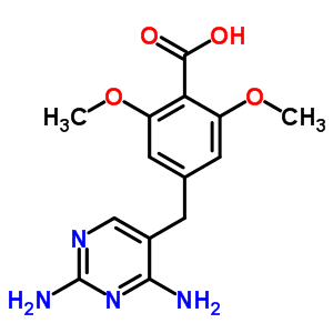 55687-45-1  4-[(2,4-diaminopyrimidin-5-yl)methyl]-2,6-dimethoxybenzoic acid