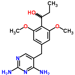 55687-83-7  1-{4-[(2,4-diaminopyrimidin-5-yl)methyl]-2,6-dimethoxyphenyl}propan-1-ol