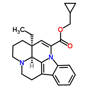 55870-84-3  cyclopropylmethyl (3alpha,16alpha)-eburnamenine-14-carboxylate