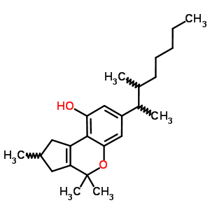 55877-04-8  7-(1,2-dimethylheptyl)-2,4,4-trimethyl-1,2,3,4-tetrahydrocyclopenta[c]chromen-9-ol