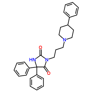 56079-61-9  5,5-diphenyl-3-[3-(4-phenylpiperidin-1-yl)propyl]imidazolidine-2,4-dione