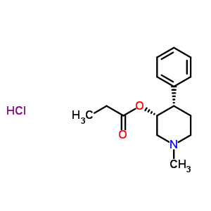 56338-85-3  (3R,4S)-1-methyl-4-phenylpiperidin-3-yl propanoate hydrochloride