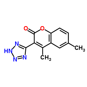 56394-29-7  4,6-dimethyl-3-(2H-tetrazol-5-yl)-2H-chromen-2-one 56394-29-7  4,6-dimethyl-3-(2H-tetrazol-5-yl)-2H-chromen-2-one