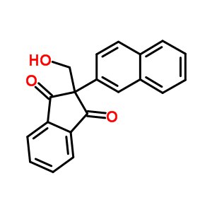 56898-19-2  2-(hydroxymethyl)-2-naphthalen-2-yl-1H-indene-1,3(2H)-dione
