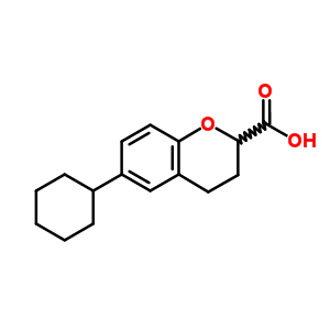 56926-38-6  6-cyclohexyl-3,4-dihydro-2H-chromene-2-carboxylic acid