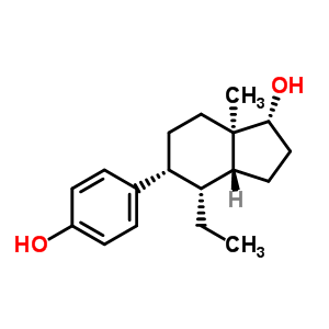 56933-78-9  (1R,3aR,4R,5R,7aR)-4-ethyl-5-(4-hydroxyphenyl)-7a-methyloctahydro-1H-inden-1-ol