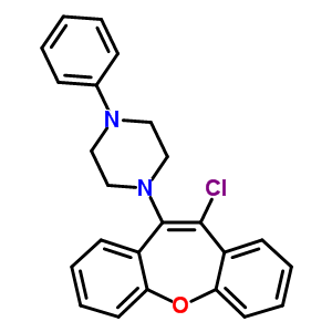 56958-35-1  1-(11-chlorodibenzo[b,f]oxepin-10-yl)-4-phenylpiperazine