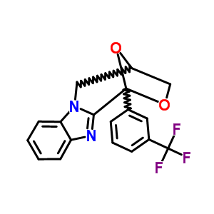 56969-28-9  1-[3-(trifluoromethyl)phenyl]-4,5-dihydro-1H,3H-1,4-epoxy[1,4]oxazepino[4,3-a]benzimidazole