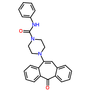 56972-95-3  4-(5-oxo-5H-dibenzo[a,d][7]annulen-10-yl)-N-phenylpiperazine-1-carboxamide