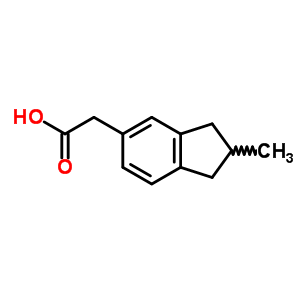57144-89-5  (2-methyl-2,3-dihydro-1H-inden-5-yl)acetic acid