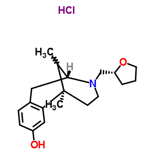 57286-95-0;57286-98-3;57287-00-0;57287-05-5  (2R,6R)-6,11-dimethyl-3-[(2R)-tetrahydrofuran-2-ylmethyl]-1,2,3,4,5,6-hexahydro-2,6-methano-3-benzazocin-8-ol hydrochloride