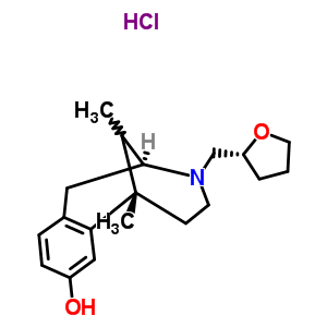 57287-02-2  (2S,6S)-6,11-dimethyl-3-[(2R)-tetrahydrofuran-2-ylmethyl]-1,2,3,4,5,6-hexahydro-2,6-methano-3-benzazocin-8-ol hydrochloride