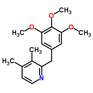 57330-96-8  3,4-dimethyl-2-(3,4,5-trimethoxybenzyl)pyridine