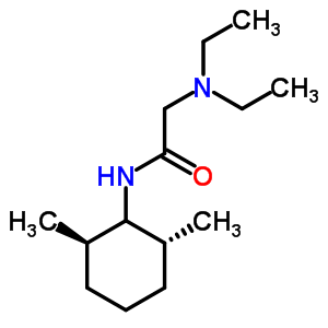 57548-47-7  N-[(2R,6R)-2,6-dimethylcyclohexyl]-N~2~,N~2~-diethylglycinamide
