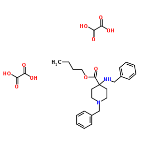 57612-06-3  butyl 1-benzyl-4-(benzylamino)piperidine-4-carboxylate diethanedioate