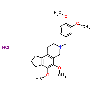 57612-21-2  3-(3,4-dimethoxybenzyl)-5,6-dimethoxy-2,3,4,7,8,9-hexahydro-1H-cyclopenta[f]isoquinoline hydrochloride