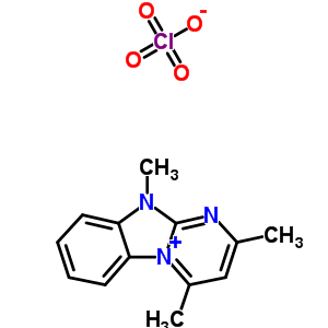 57667-63-7  2,4,10-trimethyl-10H-pyrimido[1,2-a]benzimidazol-5-ium perchlorate