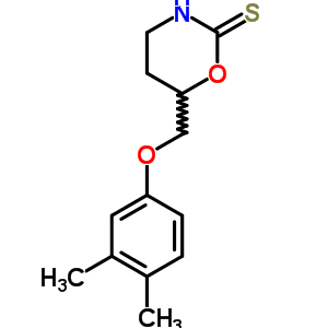 57841-34-6  6-[(3,4-dimethylphenoxy)methyl]-1,3-oxazinane-2-thione
