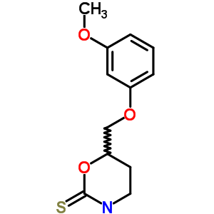 57841-35-7  6-[(3-methoxyphenoxy)methyl]-1,3-oxazinane-2-thione