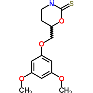 57841-39-1  6-[(3,5-dimethoxyphenoxy)methyl]-1,3-oxazinane-2-thione
