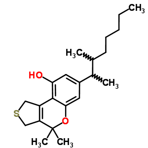 57860-75-0  7-(1,2-dimethylheptyl)-4,4-dimethyl-1,4-dihydro-3H-thieno[3,4-c]chromen-9-ol