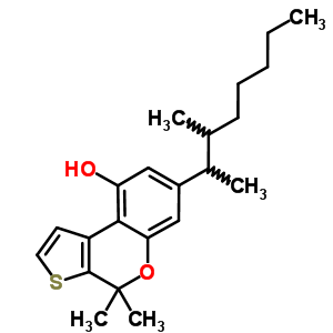 57860-76-1  7-(1,2-dimethylheptyl)-4,4-dimethyl-4H-thieno[2,3-c]chromen-9-ol