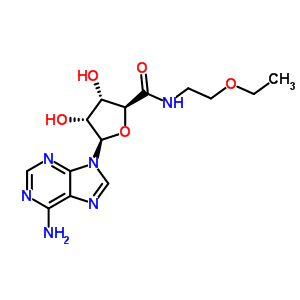 57872-77-2  (2S,3S,4R,5R)-5-(6-amino-9H-purin-9-yl)-N-(2-ethoxyethyl)-3,4-dihydroxytetrahydrofuran-2-carboxamide (non-preferred name)