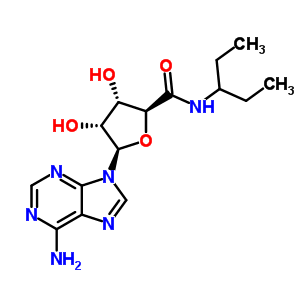 57903-40-9  (2S,3S,4R,5R)-5-(6-amino-9H-purin-9-yl)-N-(1-ethylpropyl)-3,4-dihydroxytetrahydrofuran-2-carboxamide (non-preferred name)