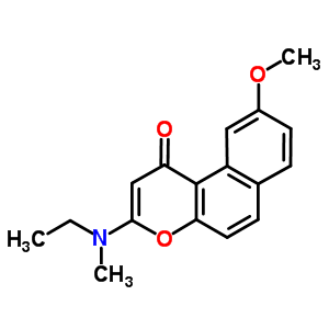 57944-54-4  3-[ethyl(methyl)amino]-9-methoxy-1H-benzo[f]chromen-1-one