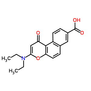 57944-63-5  3-(diethylamino)-1-oxo-1H-benzo[f]chromene-8-carboxylic acid