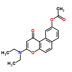 57944-70-4  3-(diethylamino)-1-oxo-1H-benzo[f]chromen-9-yl acetate