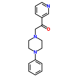 58013-12-0  2-(4-phenylpiperazin-1-yl)-1-pyridin-3-ylethanone