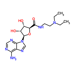 58048-19-4  (2S,3S,4R,5R)-5-(6-amino-9H-purin-9-yl)-N-[2-(diethylamino)ethyl]-3,4-dihydroxytetrahydrofuran-2-carboxamide (non-preferred name)