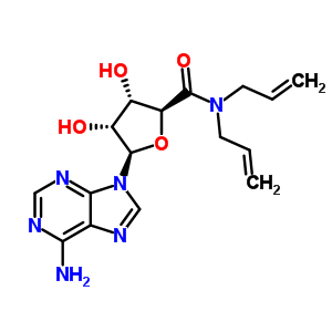 58048-20-7  (2S,3S,4R,5R)-5-(6-amino-9H-purin-9-yl)-3,4-dihydroxy-N,N-diprop-2-en-1-yltetrahydrofuran-2-carboxamide (non-preferred name)