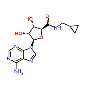 58048-25-2  (2S,3S,4R,5R)-5-(6-amino-9H-purin-9-yl)-N-(cyclopropylmethyl)-3,4-dihydroxytetrahydrofuran-2-carboxamide (non-preferred name)