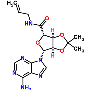 58048-27-4  (3aS,4S,6R,6aR)-6-(6-amino-9H-purin-9-yl)-2,2-dimethyl-N-prop-2-en-1-yltetrahydrofuro[3,4-d][1,3]dioxole-4-carboxamide (non-preferred name)