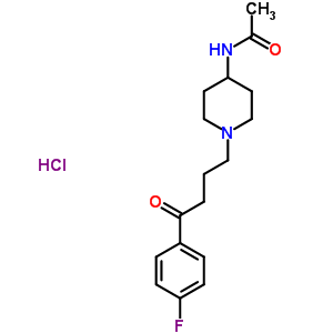 58083-20-8  N-{1-[4-(4-fluorophenyl)-4-oxobutyl]piperidin-4-yl}acetamide hydrochloride