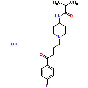 58083-24-2  N-{1-[4-(4-fluorophenyl)-4-oxobutyl]piperidin-4-yl}-2-methylpropanamide hydrochloride