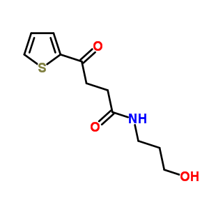 58137-32-9  N-(3-hydroxypropyl)-4-oxo-4-thiophen-2-ylbutanamide