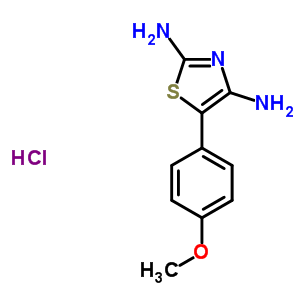 58327-33-6  5-(4-methoxyphenyl)-1,3-thiazole-2,4-diamine hydrochloride 58327-33-6  5-(4-methoxyphenyl)-1,3-thiazole-2,4-diamine hydrochloride