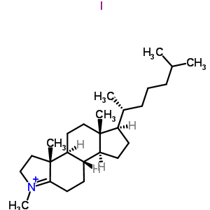 58347-74-3  (3aR,3bS,5aR,6R,8aS,8bS)-6-[(1R)-1,5-dimethylhexyl]-1,3a,5a-trimethyl-2,3,3a,3b,4,5,5a,6,7,8,8a,8b,9,10-tetradecahydroindeno[5,4-e]indolium iodide