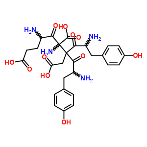 58540-52-6  2-(2-amino-4-carboxybutanoyl)-3,3-bis[2-amino-3-(4-hydroxyphenyl)propanoyl]glutamic acid