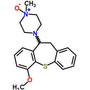 58722-20-6  4-(6-methoxy-10,11-dihydrodibenzo[b,f]thiepin-10-yl)-1-methylpiperazine 1-oxide