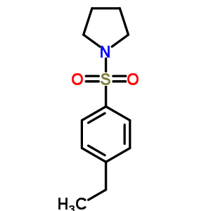 58722-29-5  1-[(4-ethylphenyl)sulfonyl]pyrrolidine