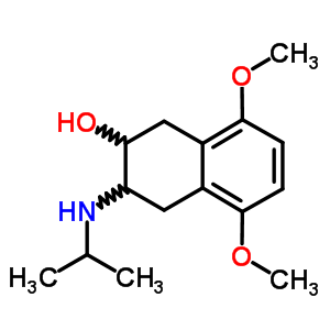 58851-65-3  (2R,3R)-5,8-dimethoxy-3-(propan-2-ylamino)-1,2,3,4-tetrahydronaphthalen-2-ol