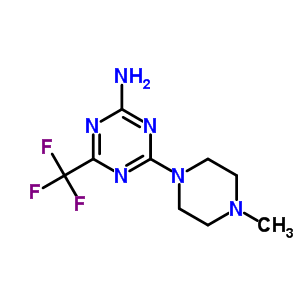 58892-42-5  4-(4-methylpiperazin-1-yl)-6-(trifluoromethyl)-1,3,5-triazin-2-amine