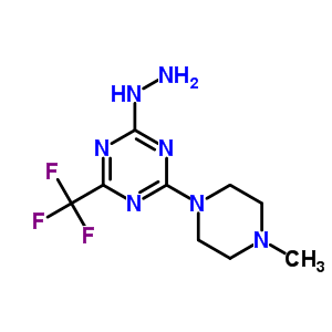 58892-47-0  2-hydrazino-4-(4-methylpiperazin-1-yl)-6-(trifluoromethyl)-1,3,5-triazine